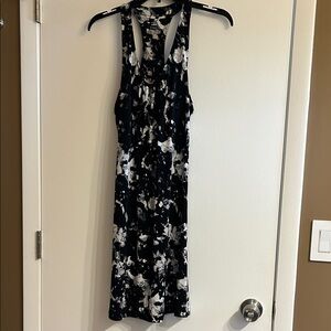 Tek Gear Monochrome Abstract Midi Dress